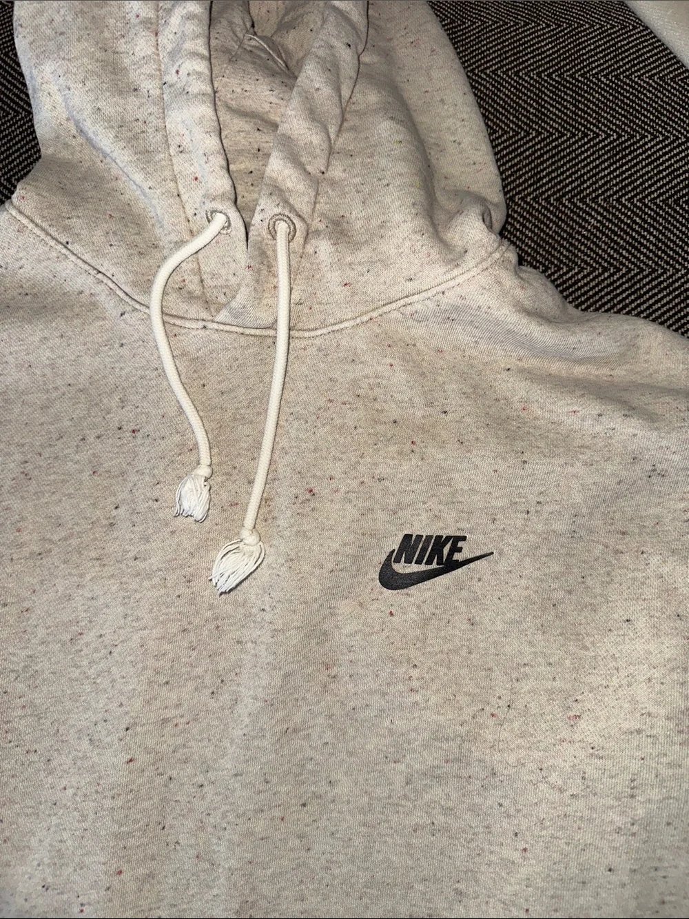 Nike Cream Speckled Hoodie